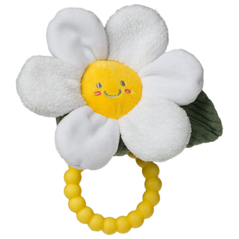 Mary Meyer Sweet Soothie Teether Rattle shaped like Daisy 