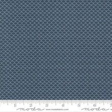 Bleu de France Collection Argencourt Blenders Cotton Fabric dark blue