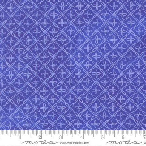 dark blue, Delphinium Collection Flourish Checks and Plaids Cotton Fabric 24656