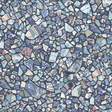 dark blue, Larking Collection Novelty Mosaic Cotton Fabric 24630