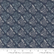 dark blue, Larking Collection Petal Cotton Fabric 24633