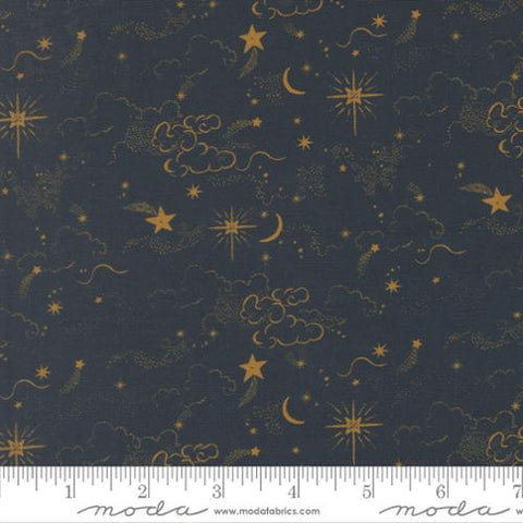 dark blue, Silent Night Collection Holy Night Skies Cotton Fabric 40052
