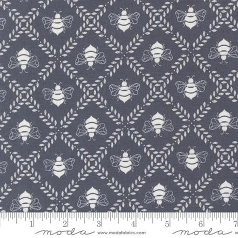 dark blue, Sun Drenched Collection Gathering Honey Cotton Fabric 43204