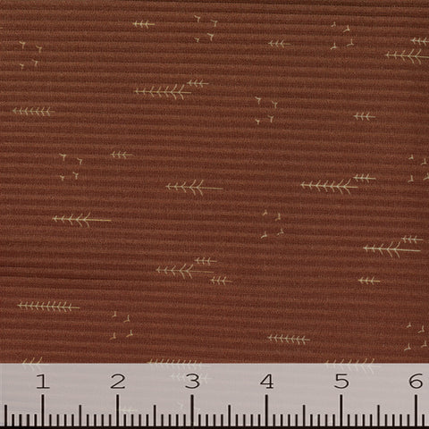 dark brown, Tree Print Knit Fabric CA220