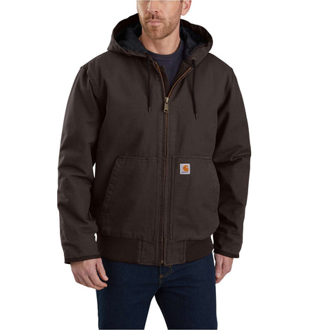 Dark Brown Carhartt canvas jacket