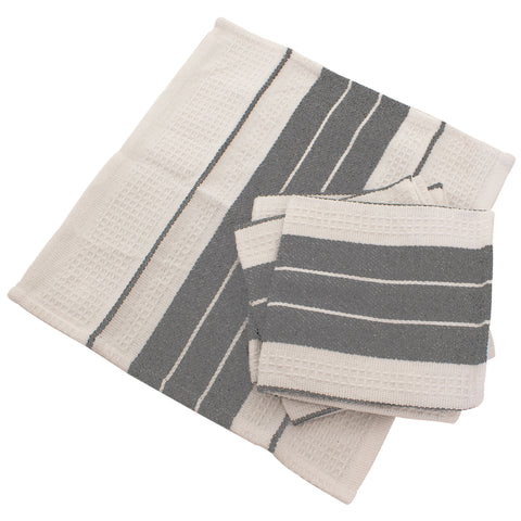 Dark gray dish cloth