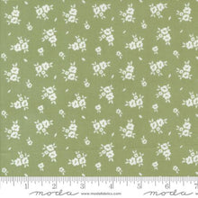 Flower Girl Collection Small Blooms Cotton Fabric 31734 dark green