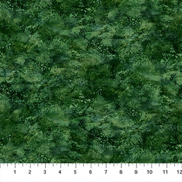 dark green, Serenity Springs Collection Trees Print Cotton Fabric DP29072