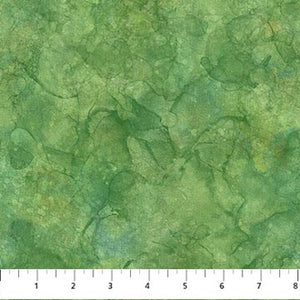 Sweet Surrender Collection Watercolor Texture Cotton Fabric 26953 dark green