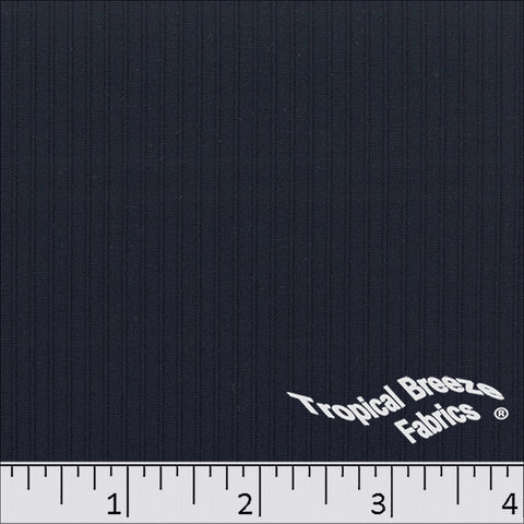 dark navy, Basic Rib Knit Polyester Fabric 323612