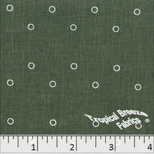 Dark Sage, 100% Polyester Bubble Print Fabric 04542