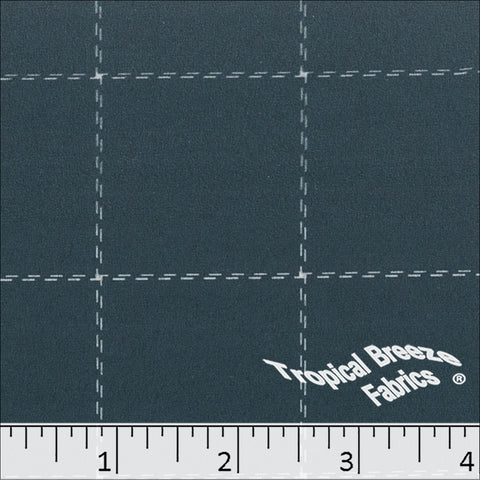 dark teal, Double Brushed Plaid Print Knit Fabric 572615