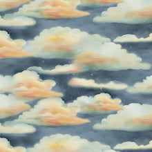 dark blue, Glorious Fall Collection Cloudy Skies Cotton Fabric 33910