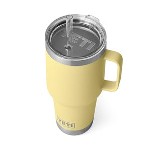 Daybreak yellow Yeti Rambler 35 oz Travel Mug with Handle