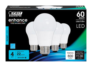 LED Light Bulbs OM60 General Purpose Light Set of 4  5000K