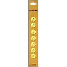 Yellow 11mm buttons