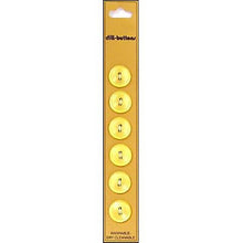 Yellow 14mm buttons