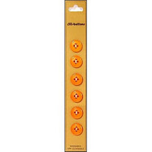 Orange 12 mm buttons