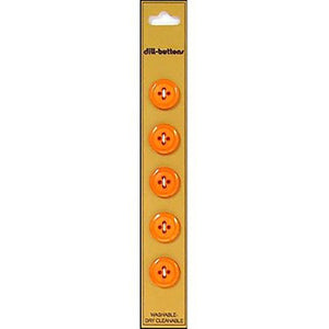 Orange 14 mm buttons