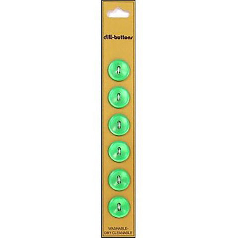 Green 14mm buttons