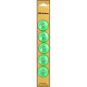Green 19mm buttons