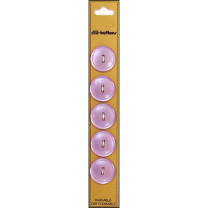 Lilac 19mm buttons