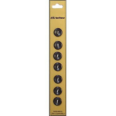 Black 11mm buttons