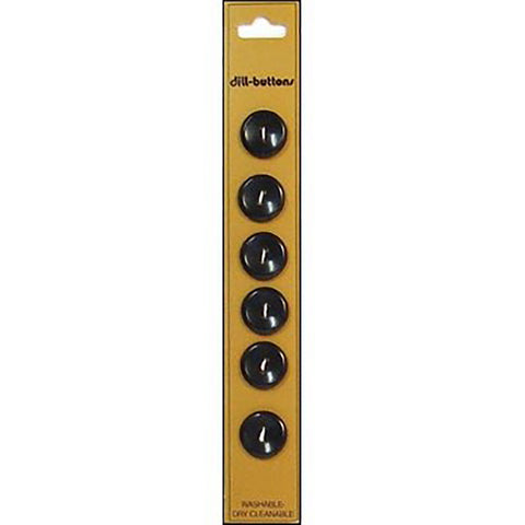 Black 14mm buttons