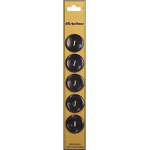 Black 19mm buttons