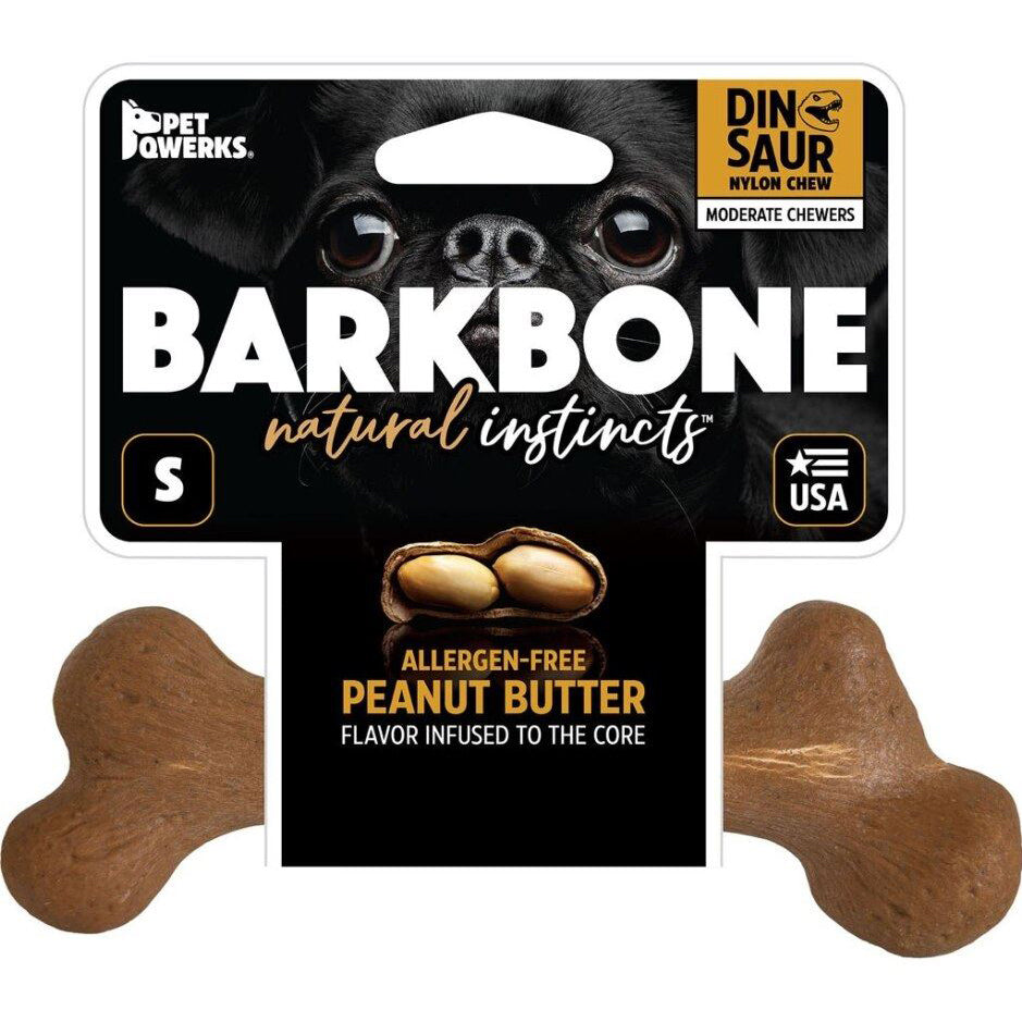 Pet Qwerks Dinosaur Barkbone Peanut Butter Chew Toy DBW4 – Good's Store  Online