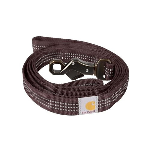 Carhartt Dual Handle Dog Leash in deep wine