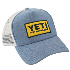 YETI / Logo Badge Low Pro Trucker Hat - Sand/Pink