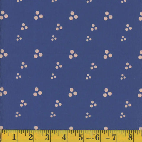 denim, Pine Skin Mariella Print Fabric 134
