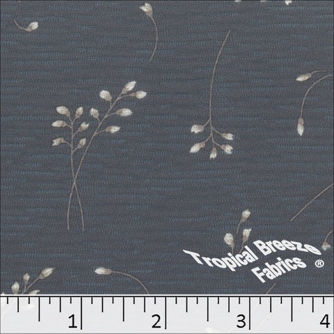 denim blue, Rebecca Knit Print Fabric 573523