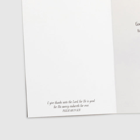 Thanksgiving card Bible verse