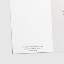 Thanksgiving card Bible verse
