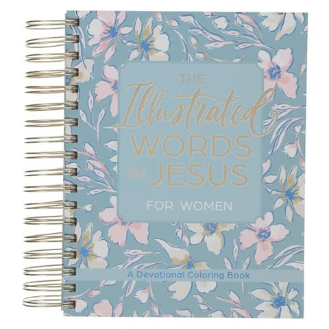 front cover, Devotional Coloring Book: The Illustrated Words of Jesus for Women DEV300