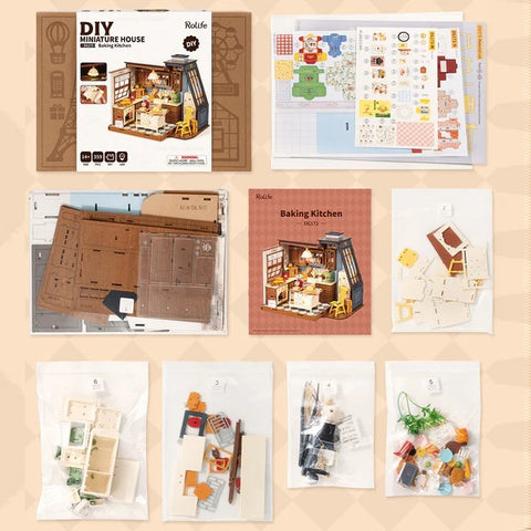 Baking Kitchen DIY Miniature House DG172