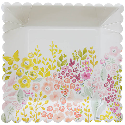 DINNER PLATES WATERCOLOR GARDEN