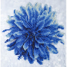 Beginner Diamond Art Kit Blue Dahlia DMA49393