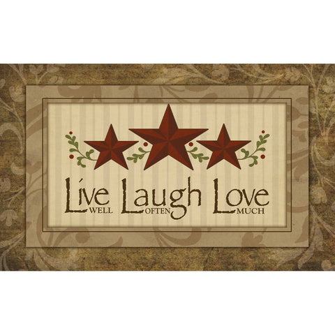 live laugh love mat