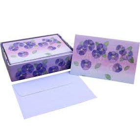 Watercolor Violets Note Cards 346759