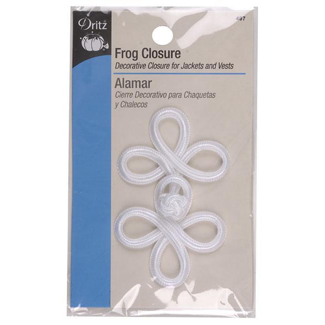 White frog closure