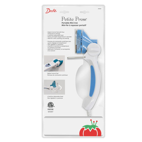 Dritz Petite Press portable mini iron in package