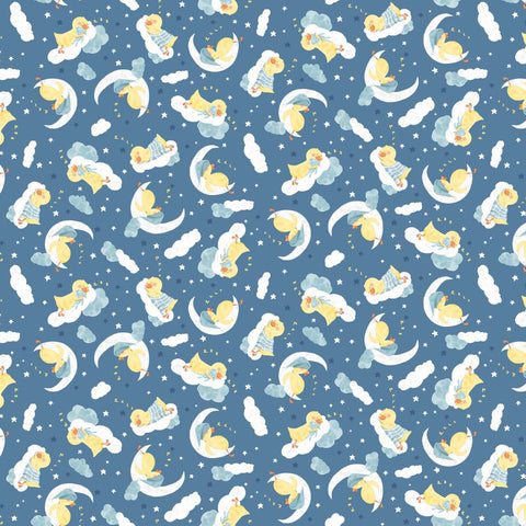 ducks and moons, Lucky Duck Collection Cotton Fabric 89