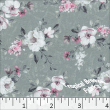 dusty jade, Dream Crepe Stretch Floral Print 042513