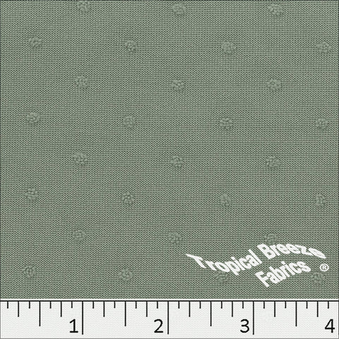 dusty jade, Embossed Swiss Dot Polyester Knit Fabric 32323