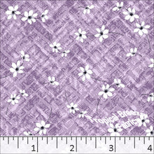 Standard Weave Small Floral Poly Cotton Dress Fabric 6078 dusty lavender