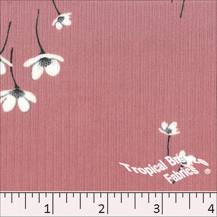dusty rose, Comfort Rib Knit Dress Fabric 578515
