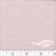 Dusty Rose, Embossed Swiss Dot Polyester Knit Fabric 32323